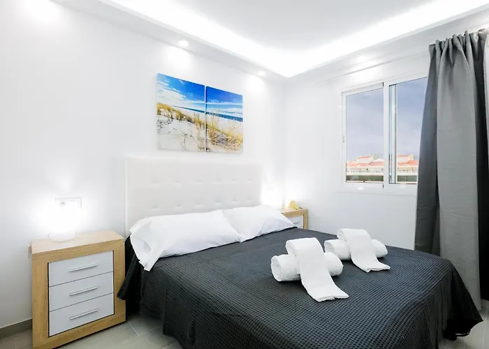 5b Jardines Canarios Sul Mar Smart Tv Y Fibra Lägenhet *